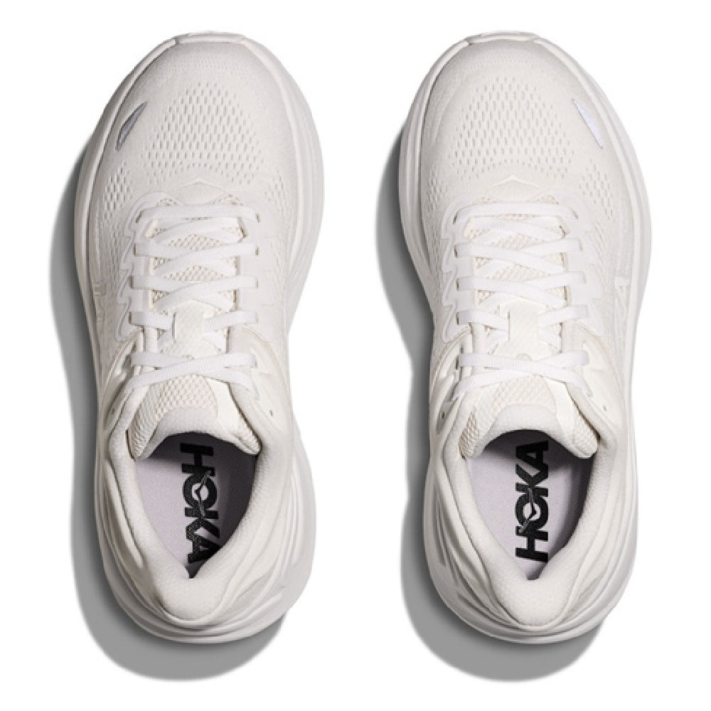 Women's HOKA Bondi 9 White/White (1162012-WWH)
