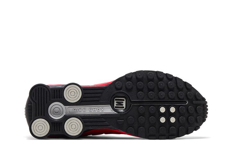 Nike Shox R4 University Red Black Metallic Silver