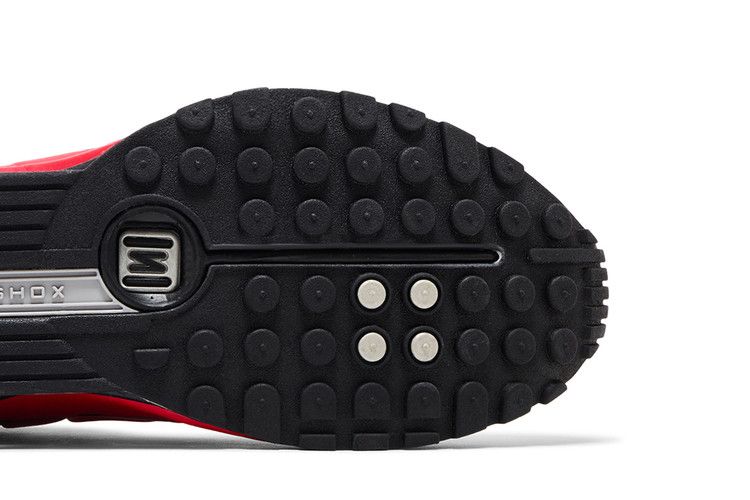 Nike Shox R4 University Red Black Metallic Silver