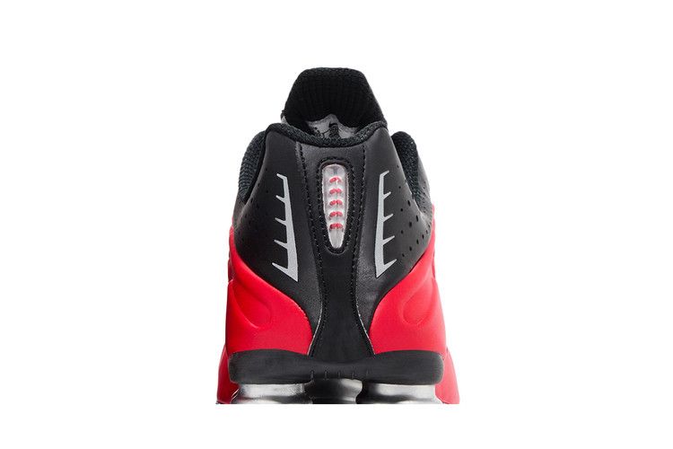 Nike Shox R4 University Red Black Metallic Silver