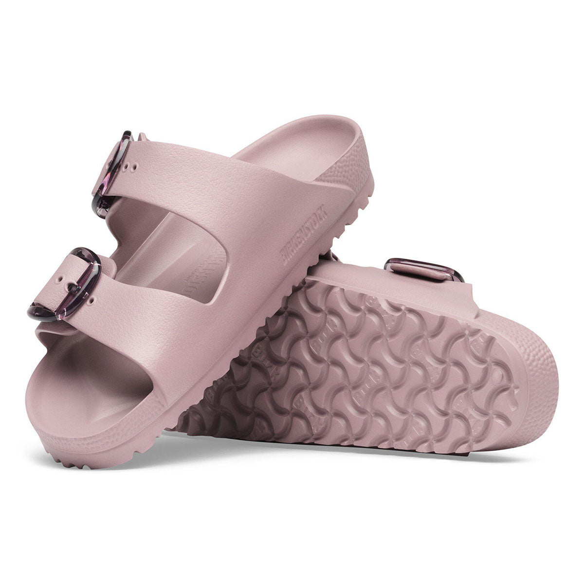 Birkenstock Womens Arizona Big Buckle EVA Sandals Shoes - Faded Purple