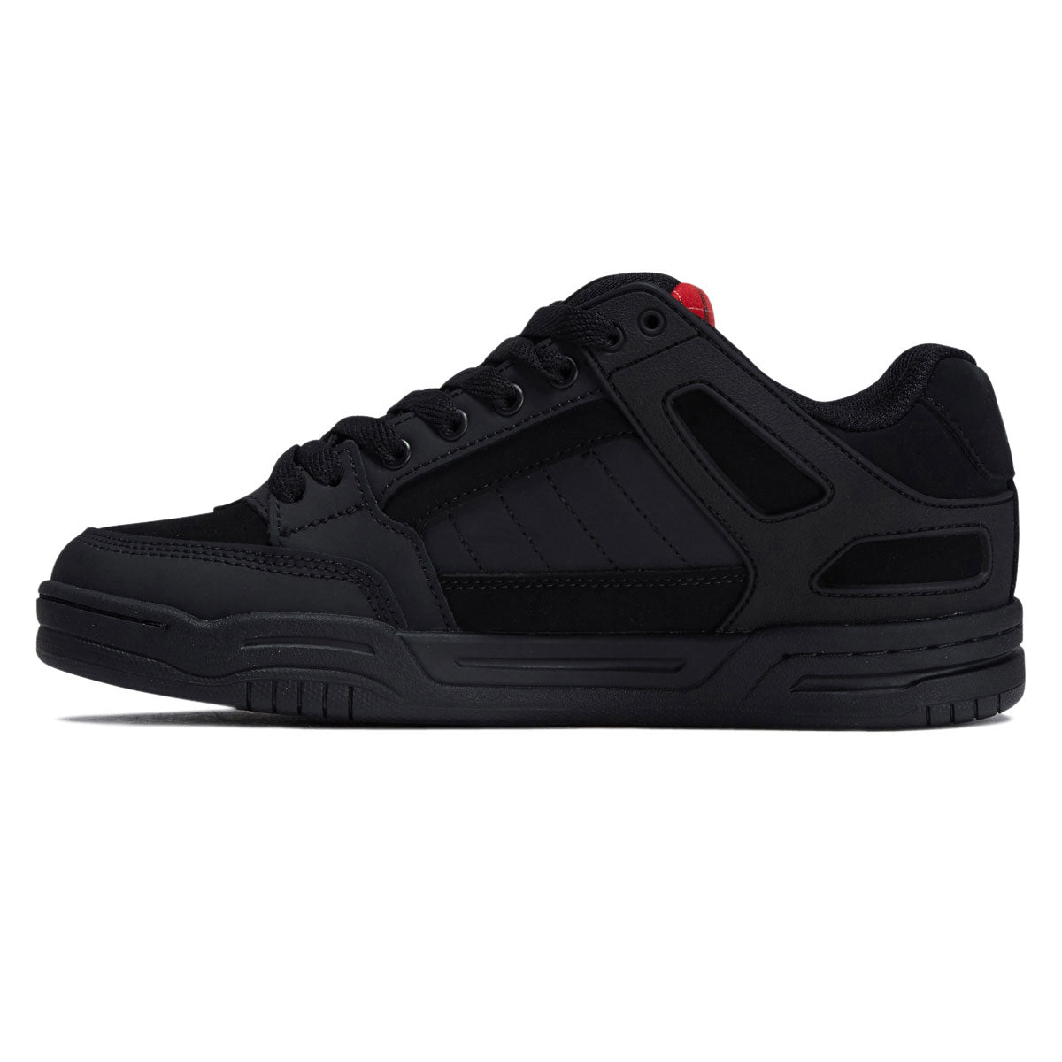 Globe Tilt Shoes - Black/Red/Tartan