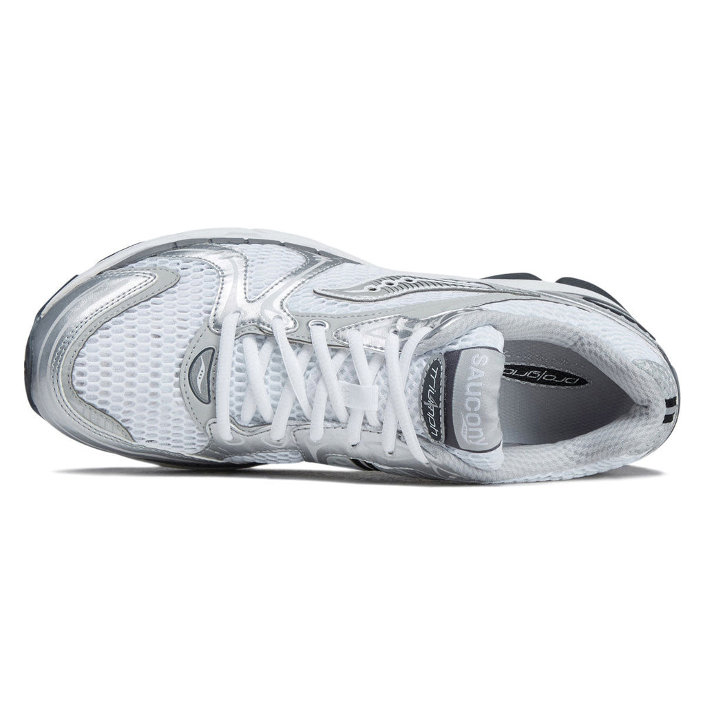 Saucony Progrid Triumph 4 Shoes - White/Silver II