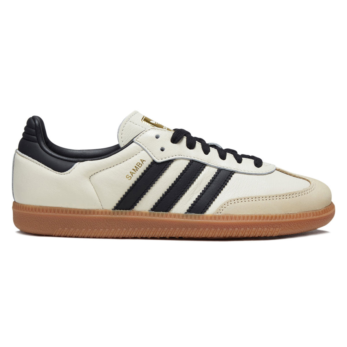 Adidas Womens Samba OG Shoes - Cream White/Core Black/Sand Strata