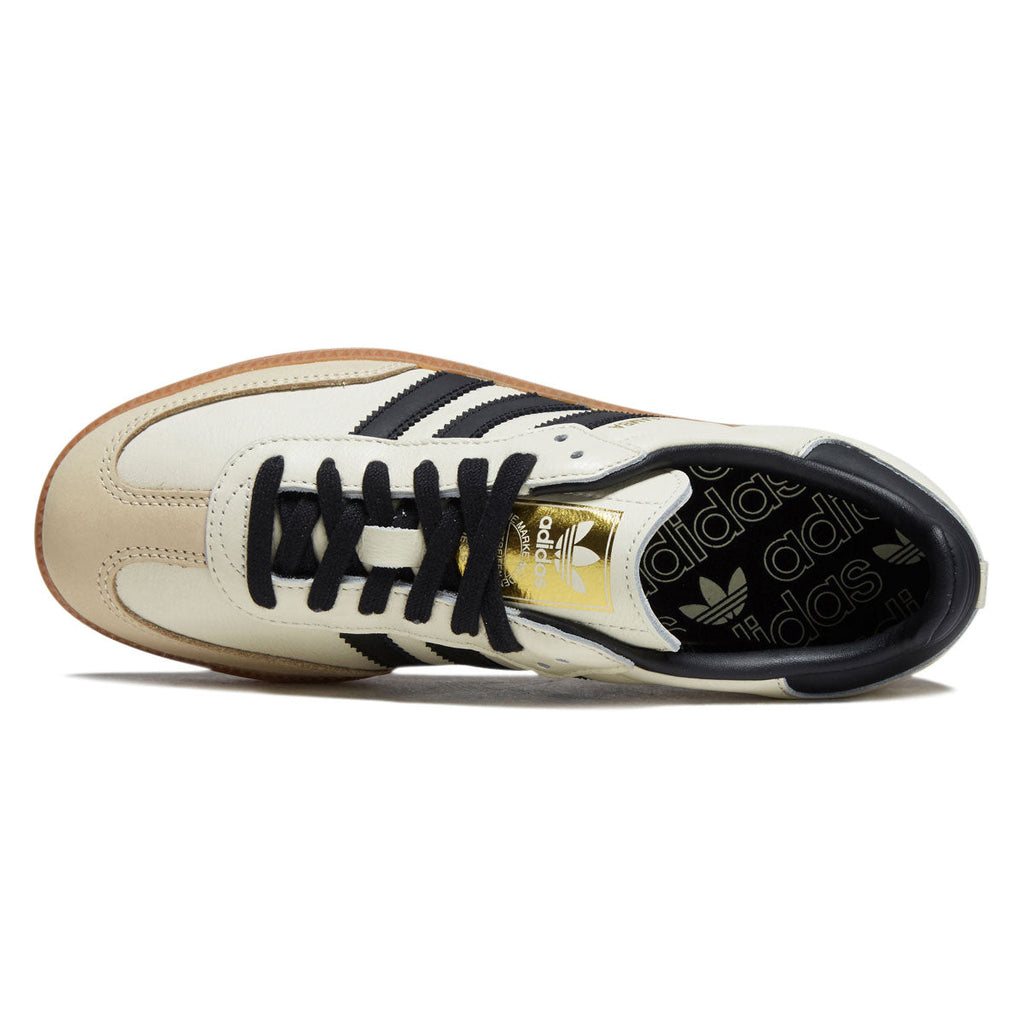 Adidas Womens Samba OG Shoes - Cream White/Core Black/Sand Strata
