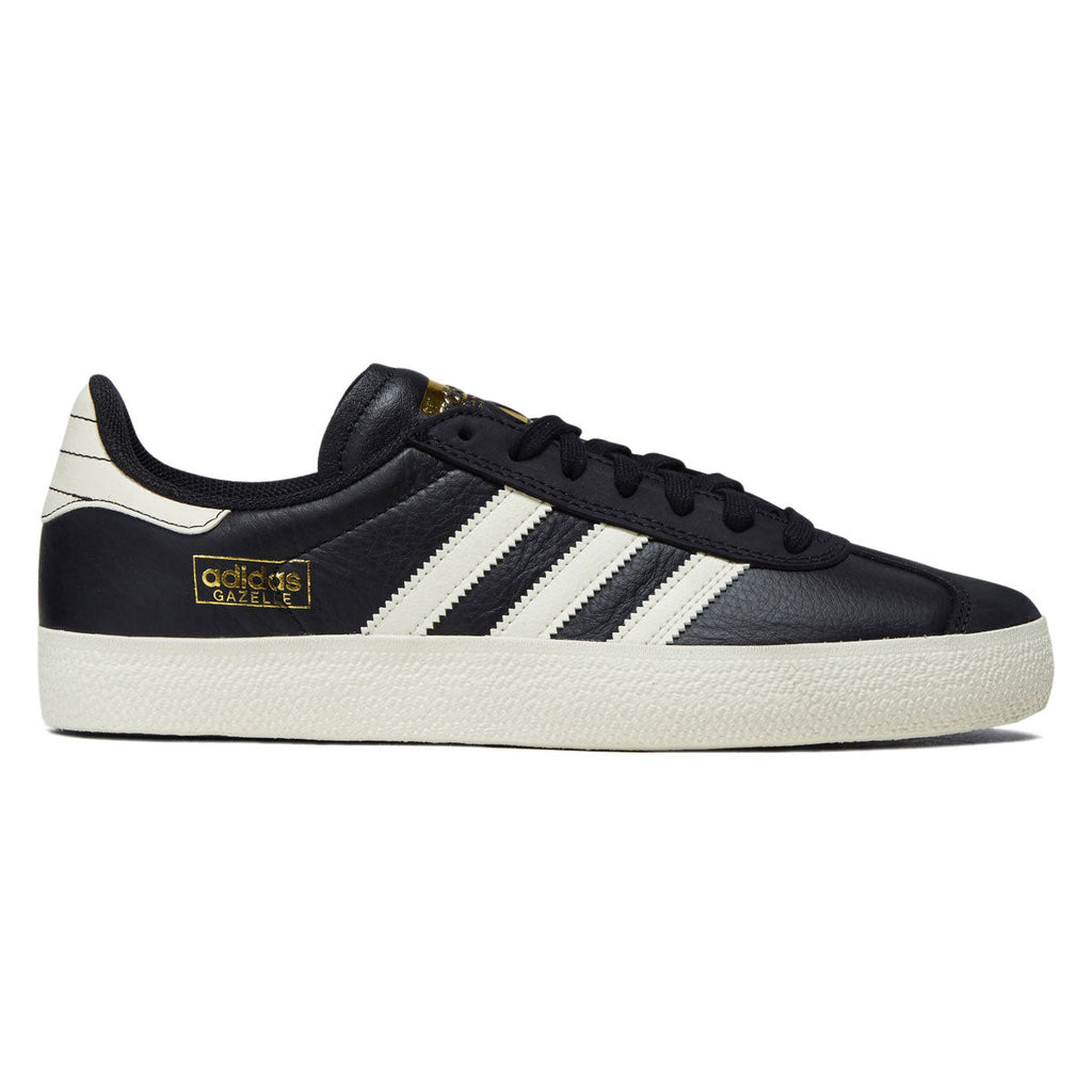 Adidas Gazelle ADV Shoes - Core Black/Cream White/Gold Metallic