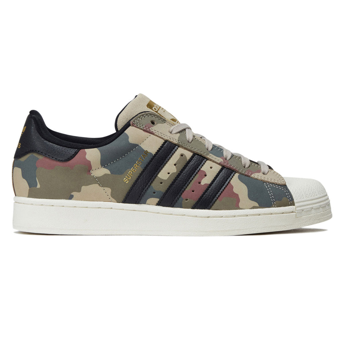 Adidas Superstar ADV Shoes - Khaki/Core Black/Chalk White