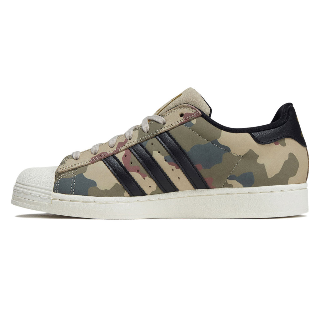 Adidas Superstar ADV Shoes - Khaki/Core Black/Chalk White
