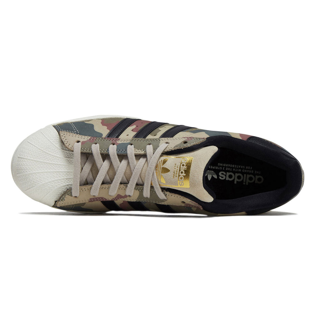 Adidas Superstar ADV Shoes - Khaki/Core Black/Chalk White