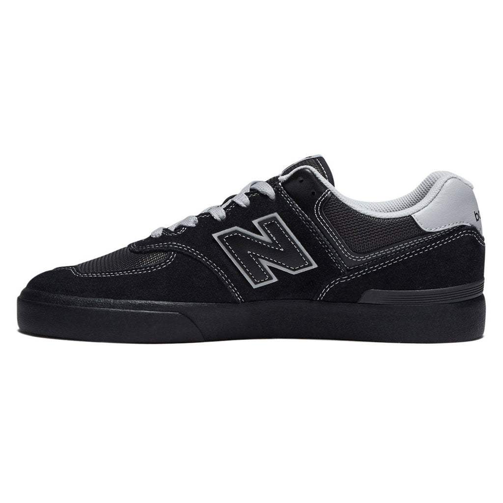 New Balance 574 Vulc Wide Shoes - Black/Black