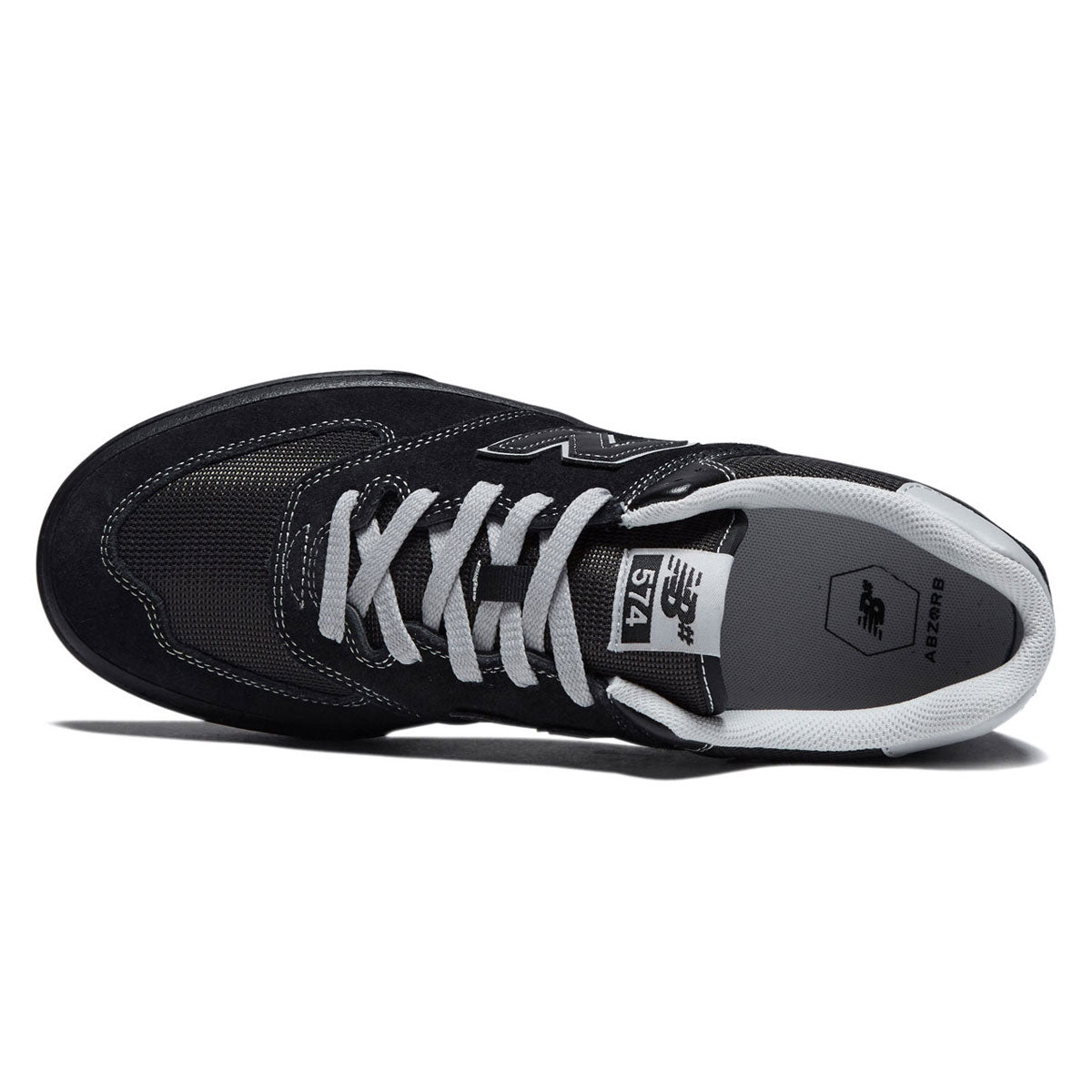 New Balance 574 Vulc Wide Shoes - Black/Black