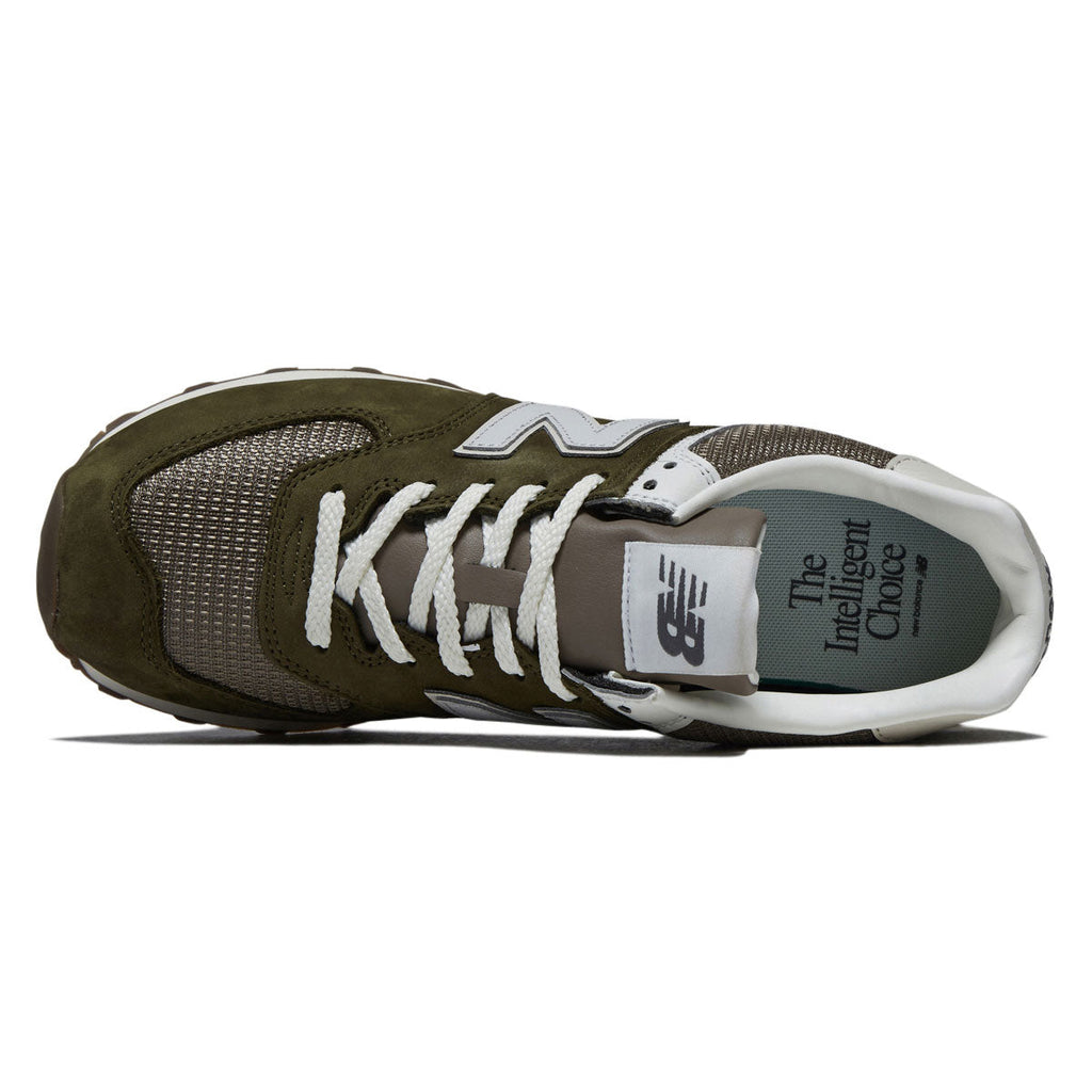 New Balance 574 Shoes - Calcium/Dark Silver Metallic