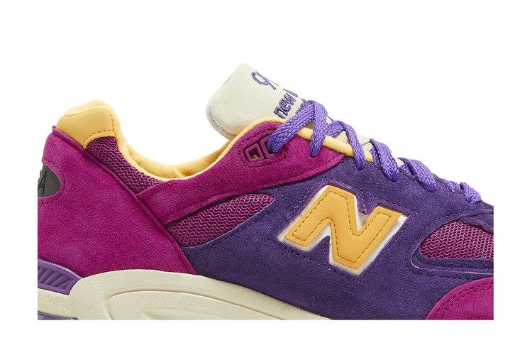 New Balance 990v2 MiUSA Teddy Santis Purple Yellow