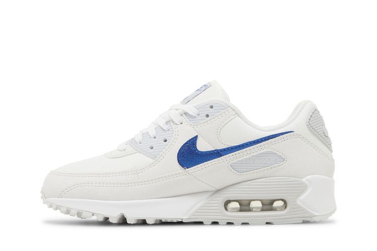 Nike Air Max 90 White Metallic Blue (Women's)