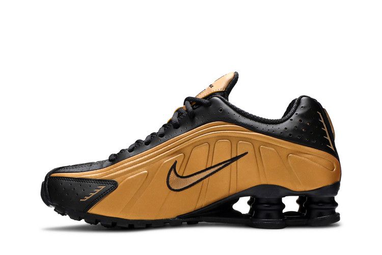 Nike Shox R4 Metallic Gold Black