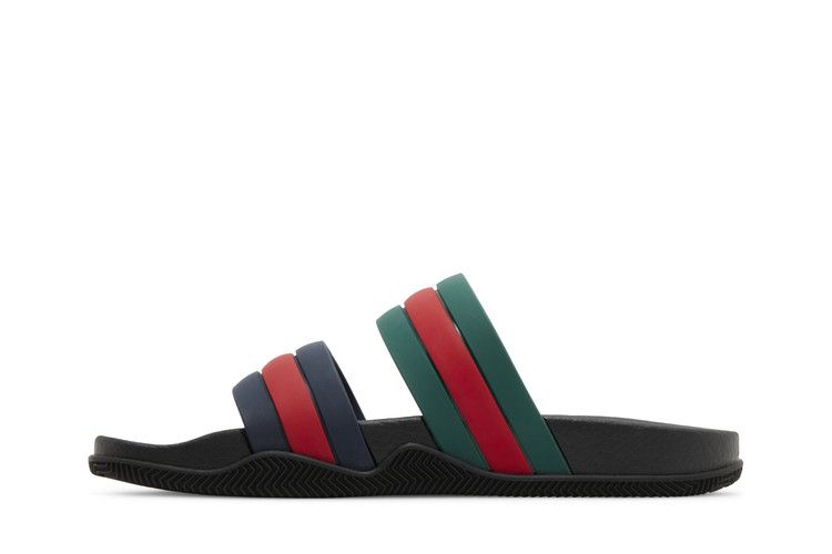 Gucci Agrado Grg Rubber Slide Black Blue Green Red