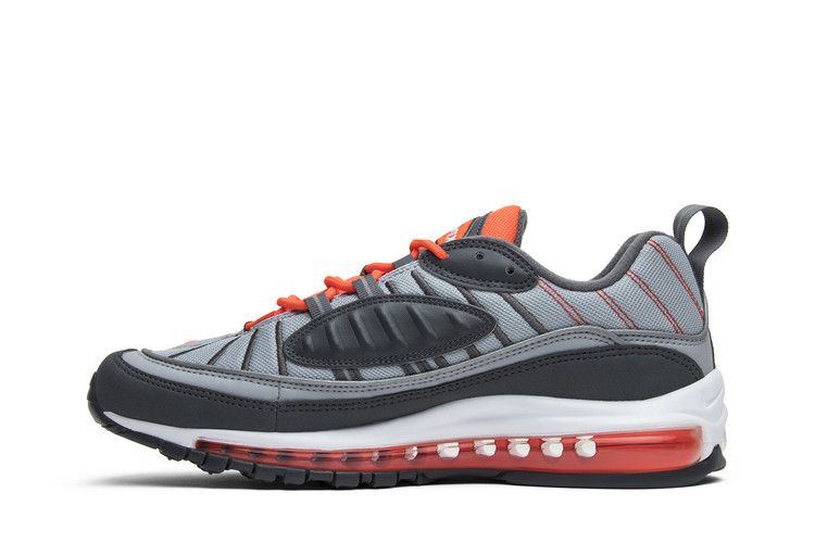 Nike Air Max 98 Wolf Grey Total Crimson