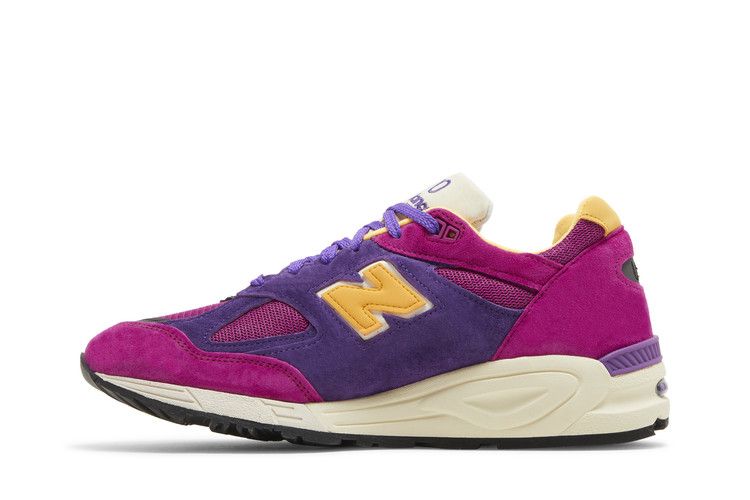 New Balance 990v2 MiUSA Teddy Santis Purple Yellow