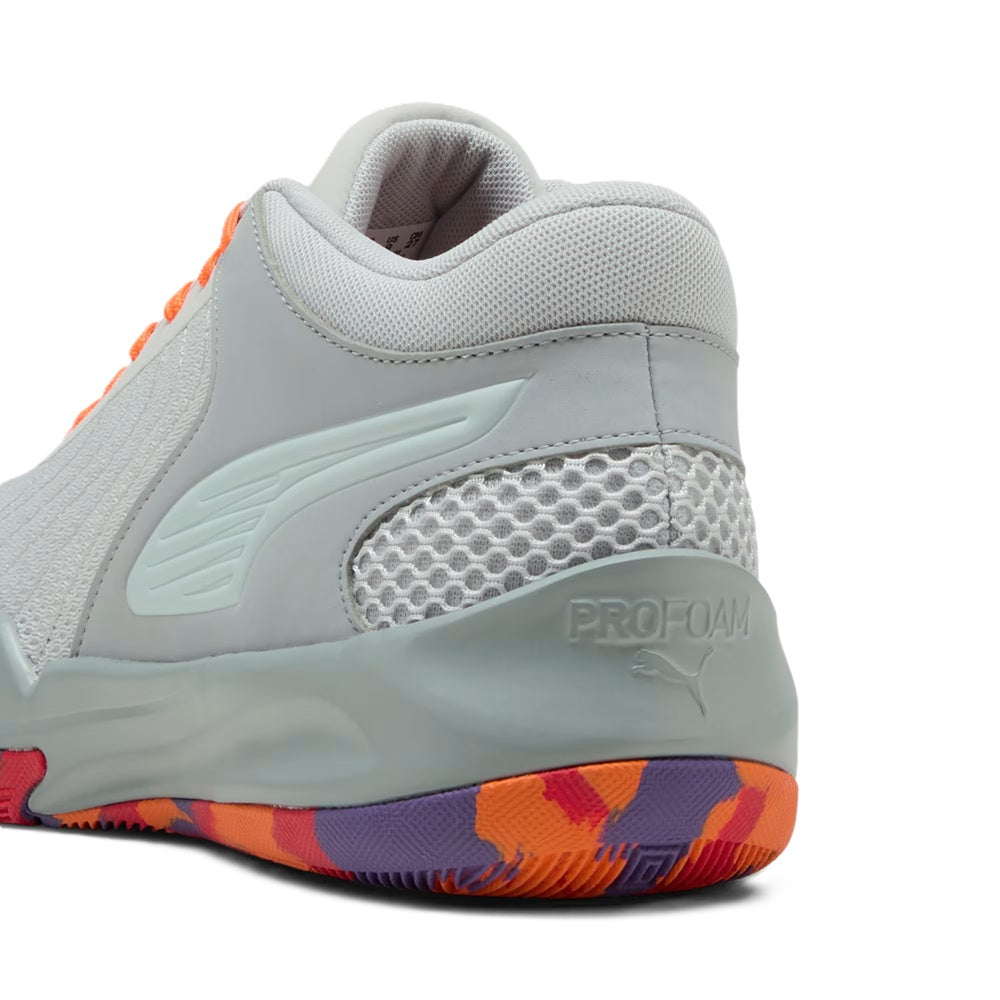Men's Puma Court Pro 2 Marble Cool Mid Gray-Team Violet (312316 01)
