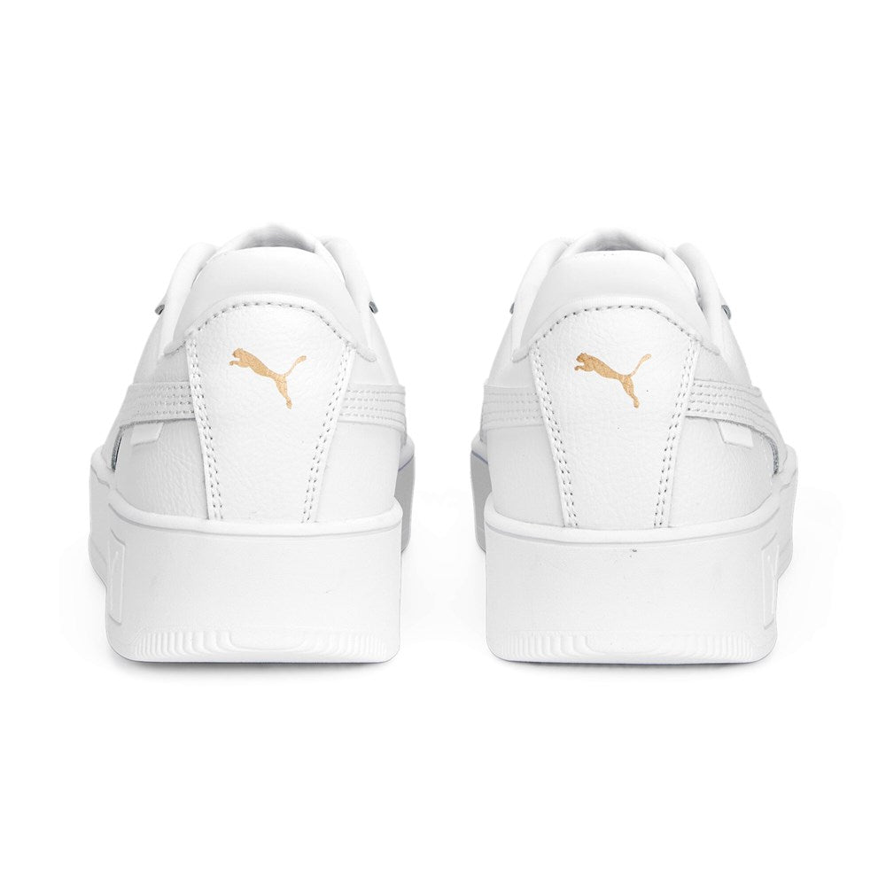 Women's Puma Carina Street Puma white-Puma White-Gold (389390 01)