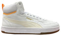 Men's Puma Caven 2.0 Mid White/Clementine-Frosted Ivory (392291 10)