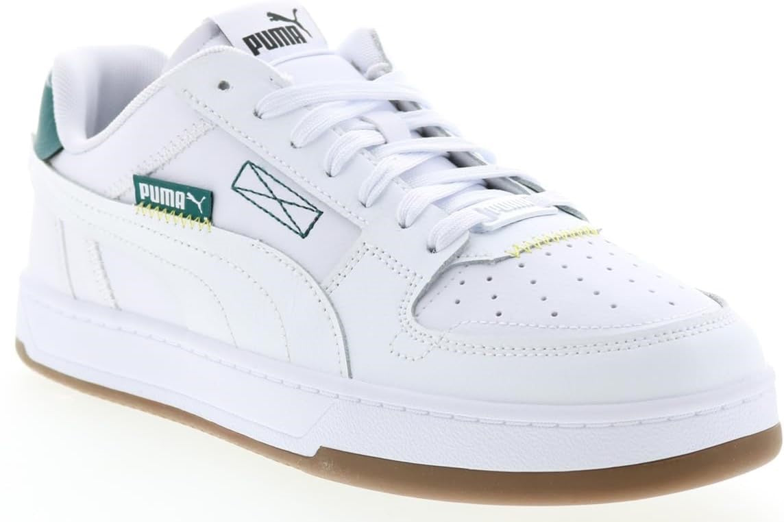Men's Puma Caven 2.0 VTG White/Malachite-Black-Yellow (392332 01)