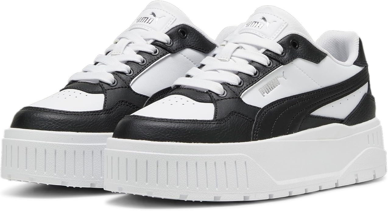 Women's Puma Karmen II Idol Puma White-Puma Black-Silver (397461 03)