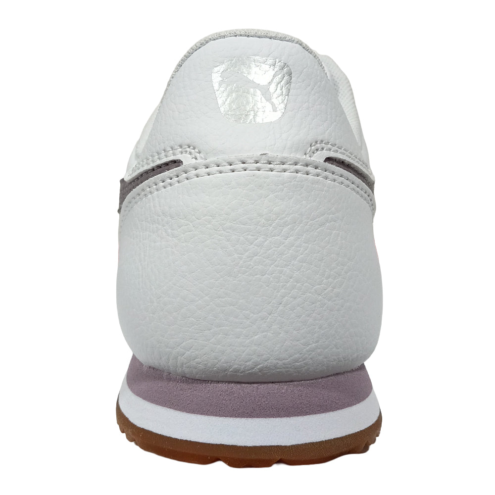 Women's Puma Turino II Puma White-Plum Jam-Silver (403041 26)