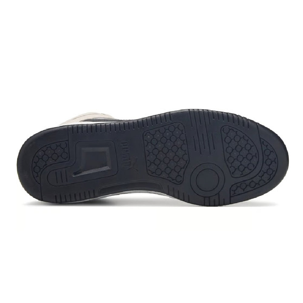 Men's Puma Rebound Layup Atypical Wide Puma White-Black-Gray Violet (405951 01)