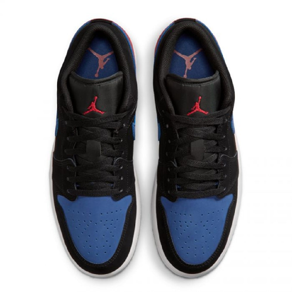 Men's Jordan 1 Low Black/Summit White-True Blue