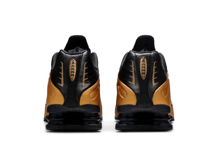 Nike Shox R4 Metallic Gold Black
