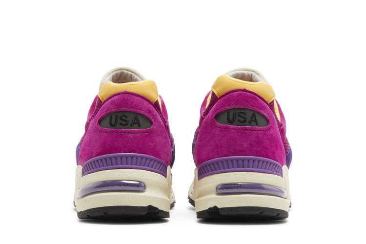 New Balance 990v2 MiUSA Teddy Santis Purple Yellow