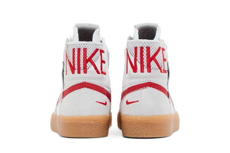 Nike SB Zoom Blazer Mid Premium Deconstructed White University Red Gum