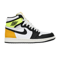 Jordan 1 Retro High White Black Volt University Gold