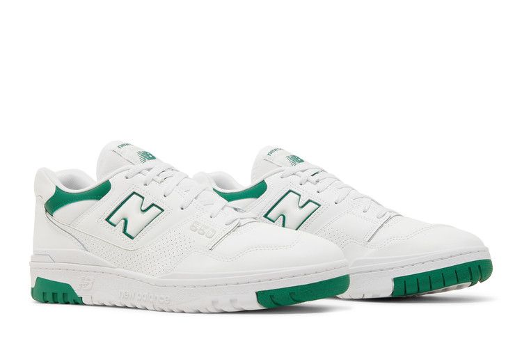 New Balance 550 White Classic Green