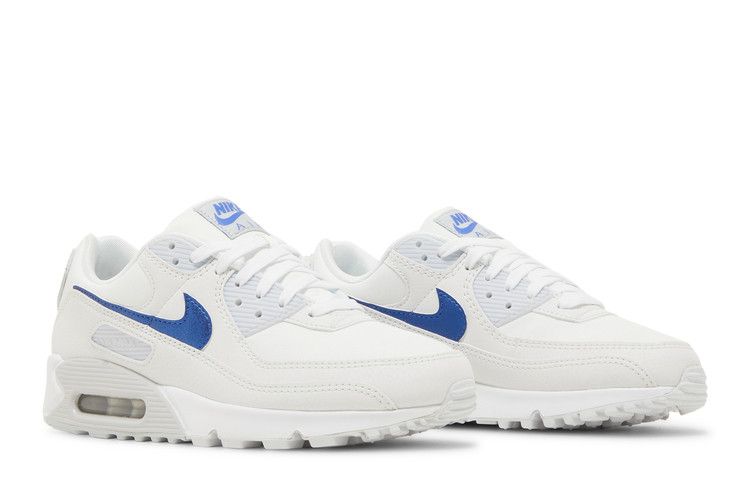 Nike Air Max 90 White Metallic Blue (Women's)