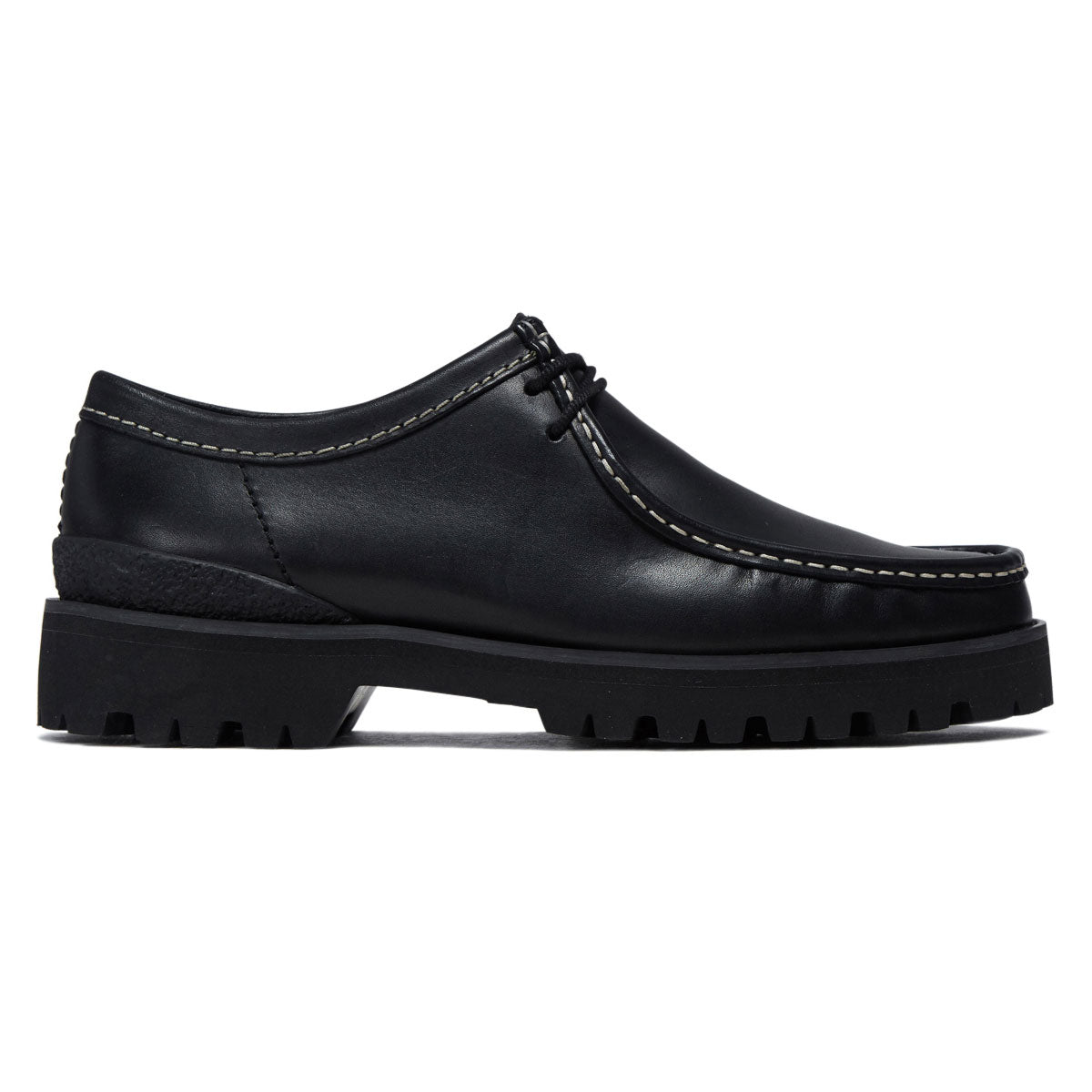 Clarks Wallabee Yukoner Shoes - Black Leather