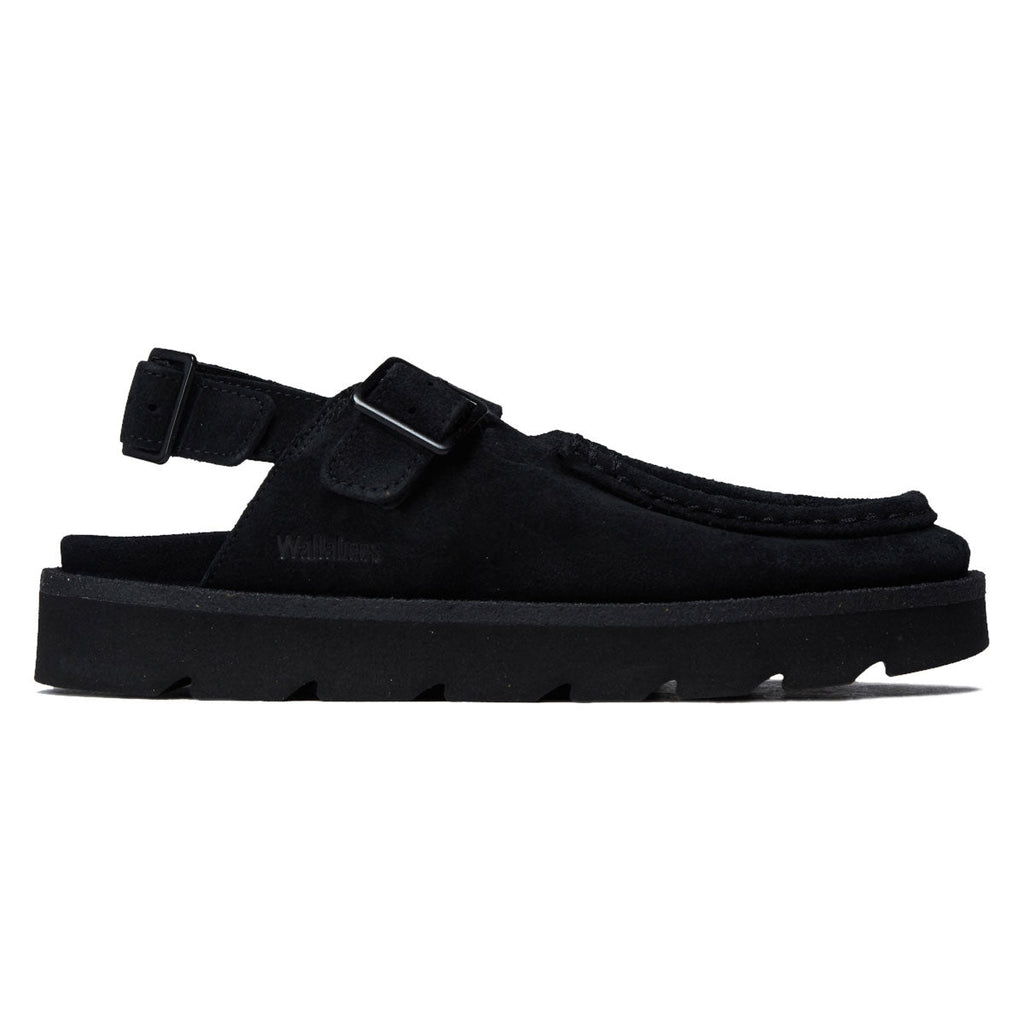 Clarks Womens Meare Easy Shoes - Black Suede