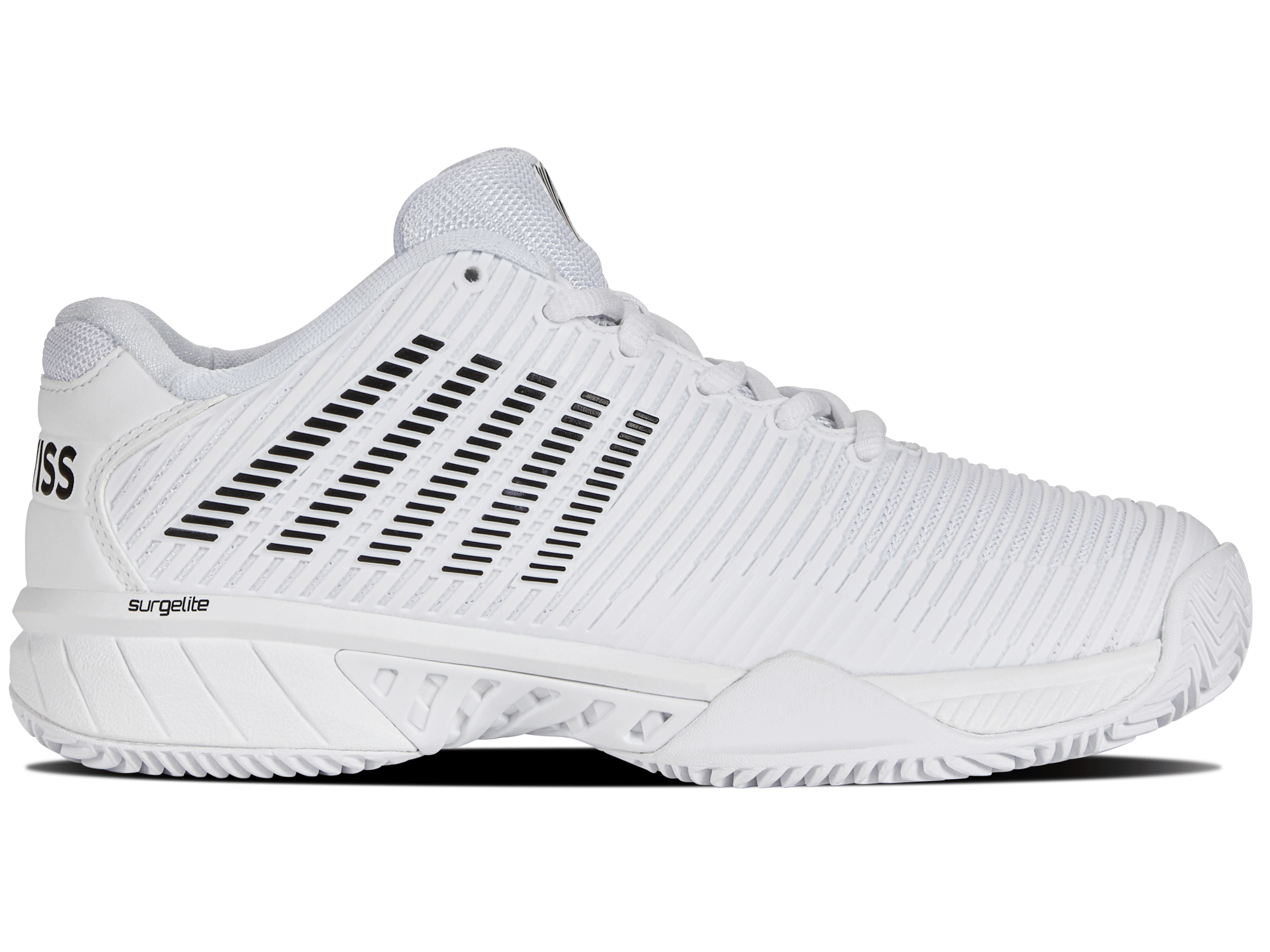 K-Swiss Women's Hypercourt Express 2 Clay HB Tennis Shoes in White/Black