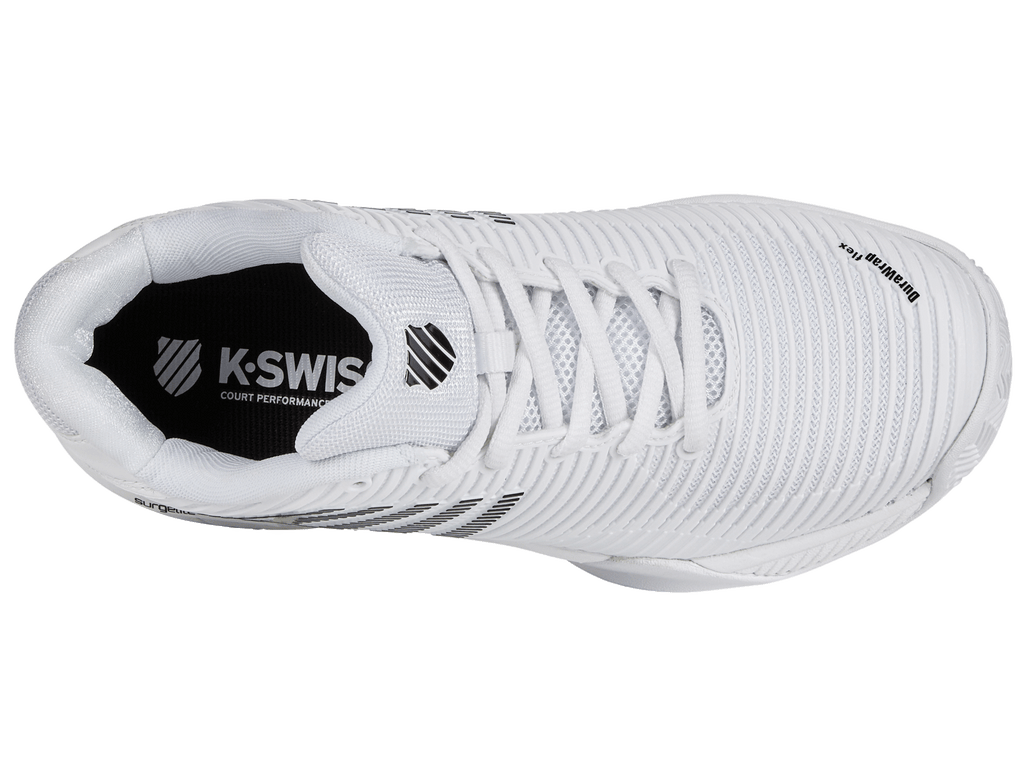 K-Swiss Women's Hypercourt Express 2 Clay HB Tennis Shoes in White/Black