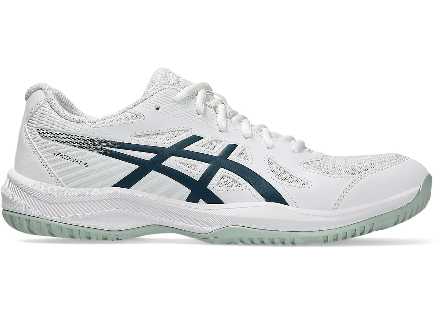 ASICS Upcourt 6 White Tranquil Teal