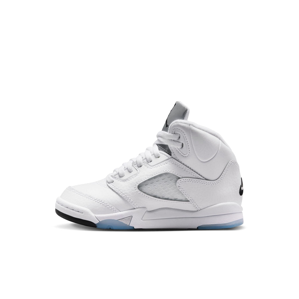 Air Jordan 5 Retro OG "White Metallic" - Preschool