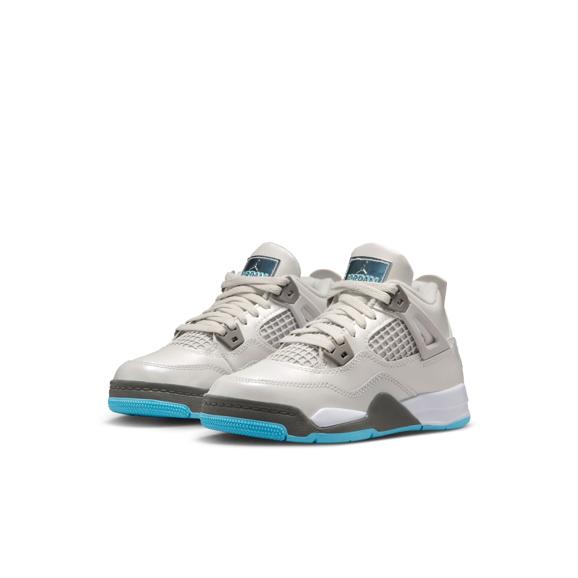 Air Jordan 4 Retro "Blue Chill" - Youth Sneakers