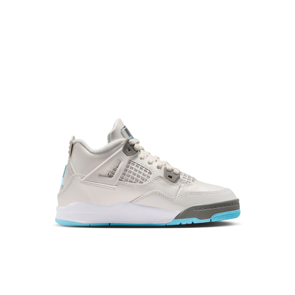 Air Jordan 4 Retro "Blue Chill" - Youth Sneakers