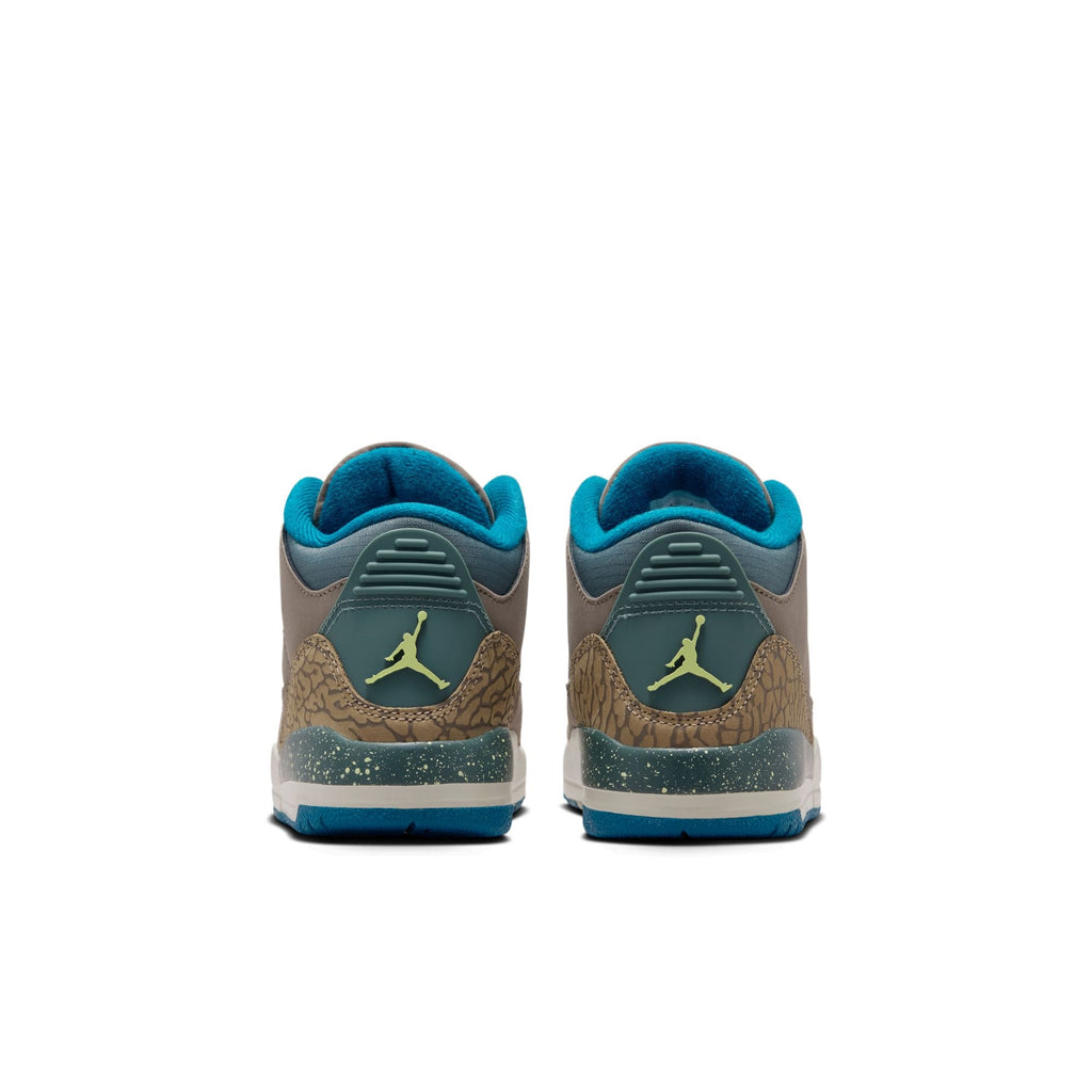 Air Jordan 3 Retro "Olive Grey" - Preschool