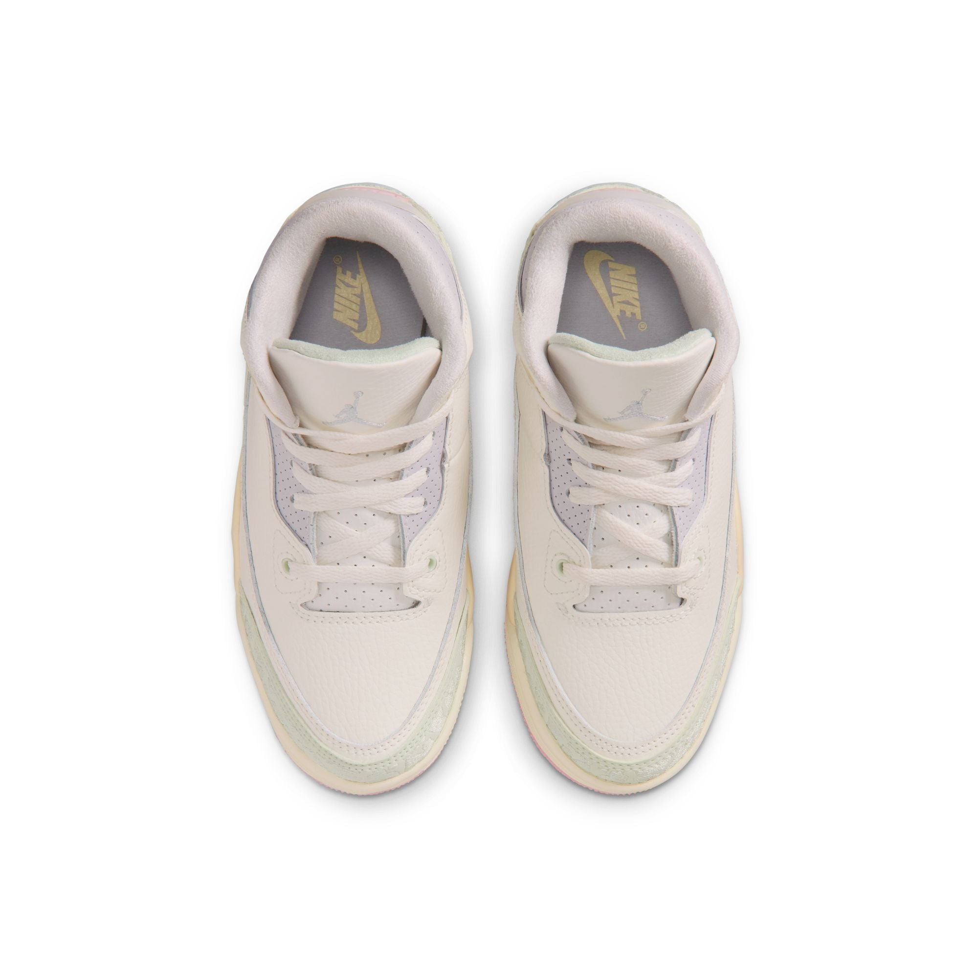 Air Jordan 3 Retro "Sail and Jade Aura" - Preschool