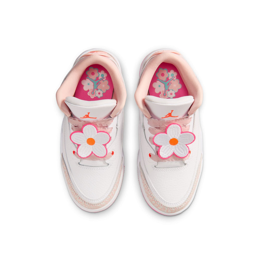 Air Jordan 3 Retro "Spring Flowers" - Youth Sneakers
