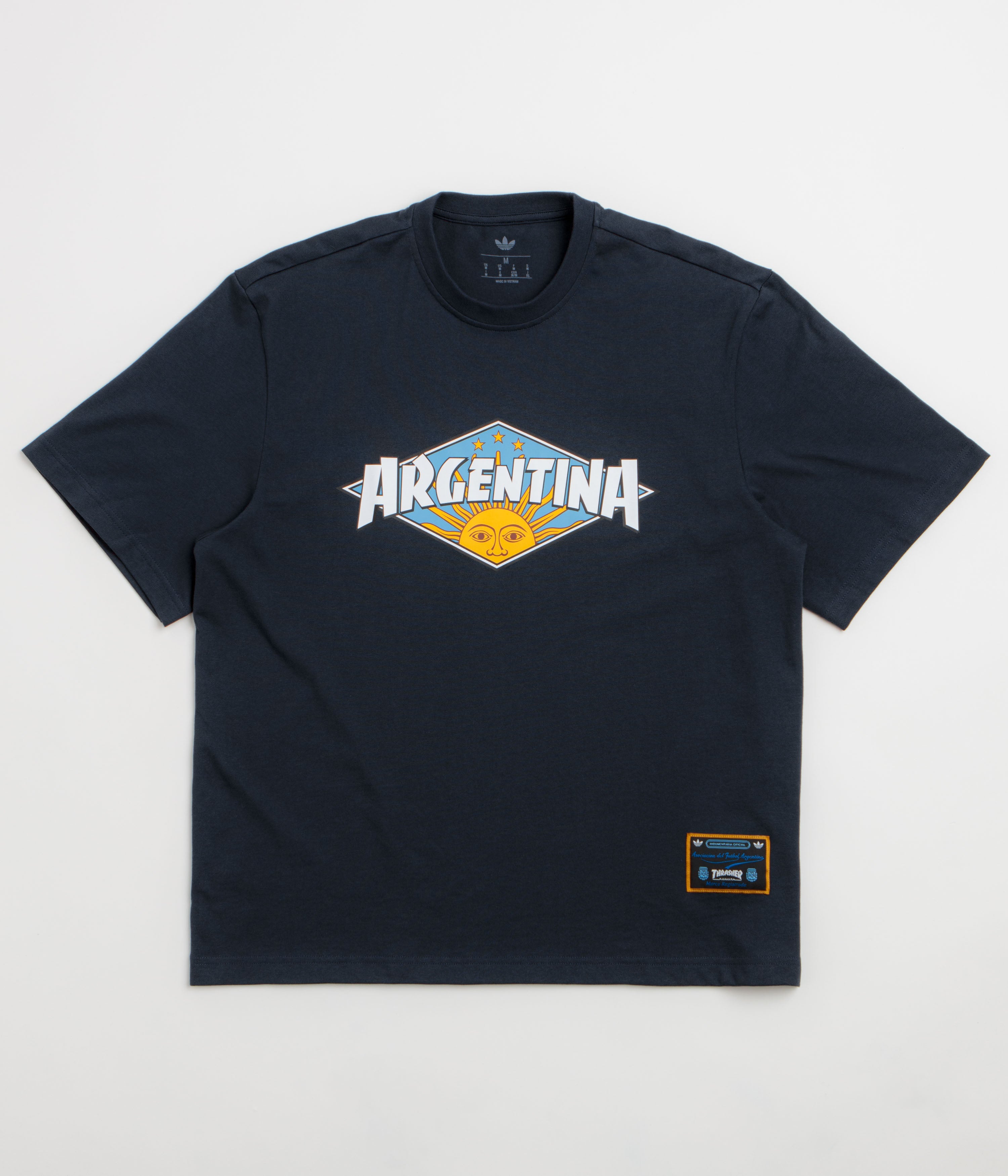 Adidas x Thrasher x AFA Argentina T-Shirt - Night Navy
