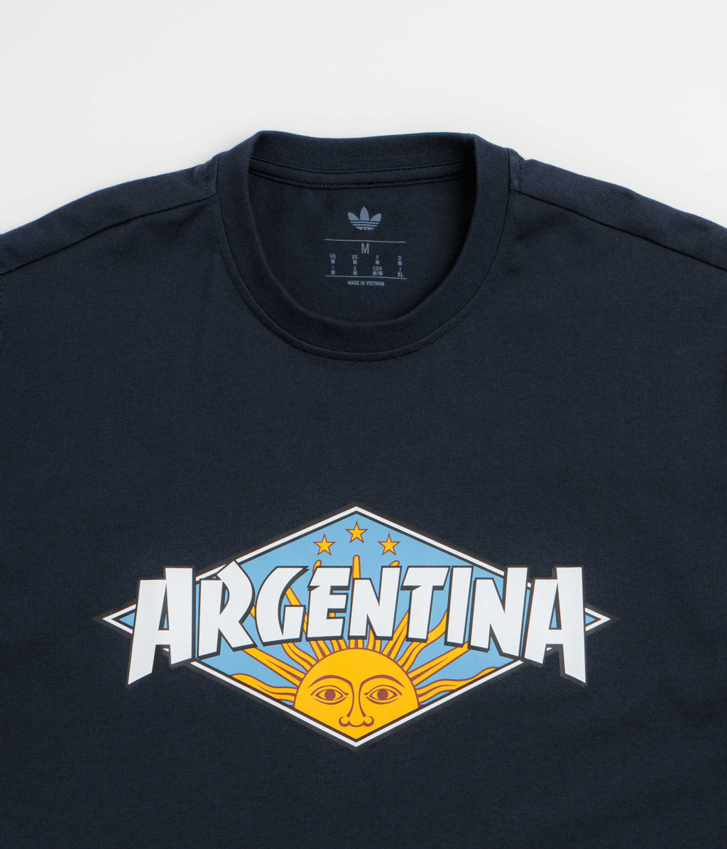 Adidas x Thrasher x AFA Argentina T-Shirt - Night Navy