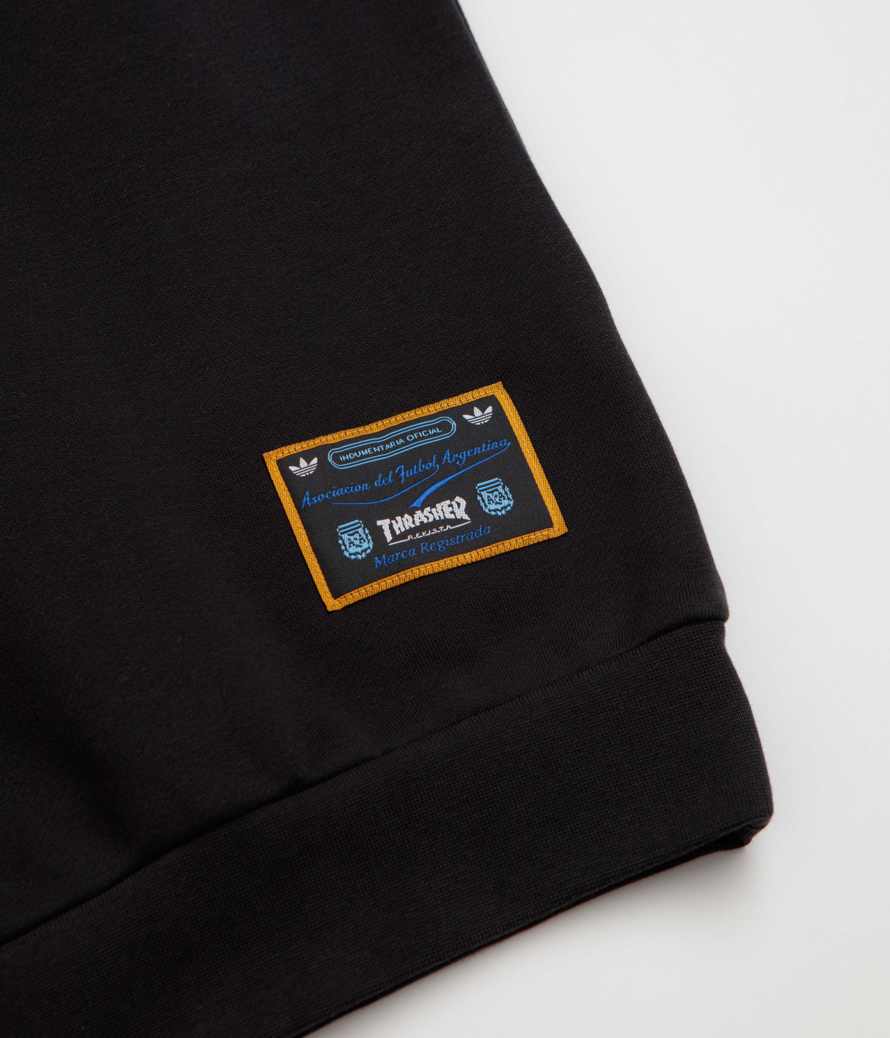 Adidas x Thrasher x AFA Gonz Crewneck Sweatshirt - Black